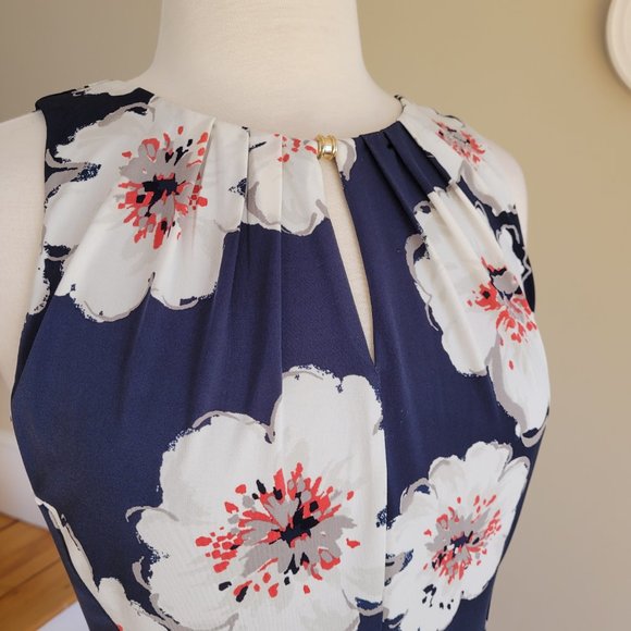 Ivanka Trump Women's Floral Sleeveless Cocktail Dress. Size M - Picture 5 of 10